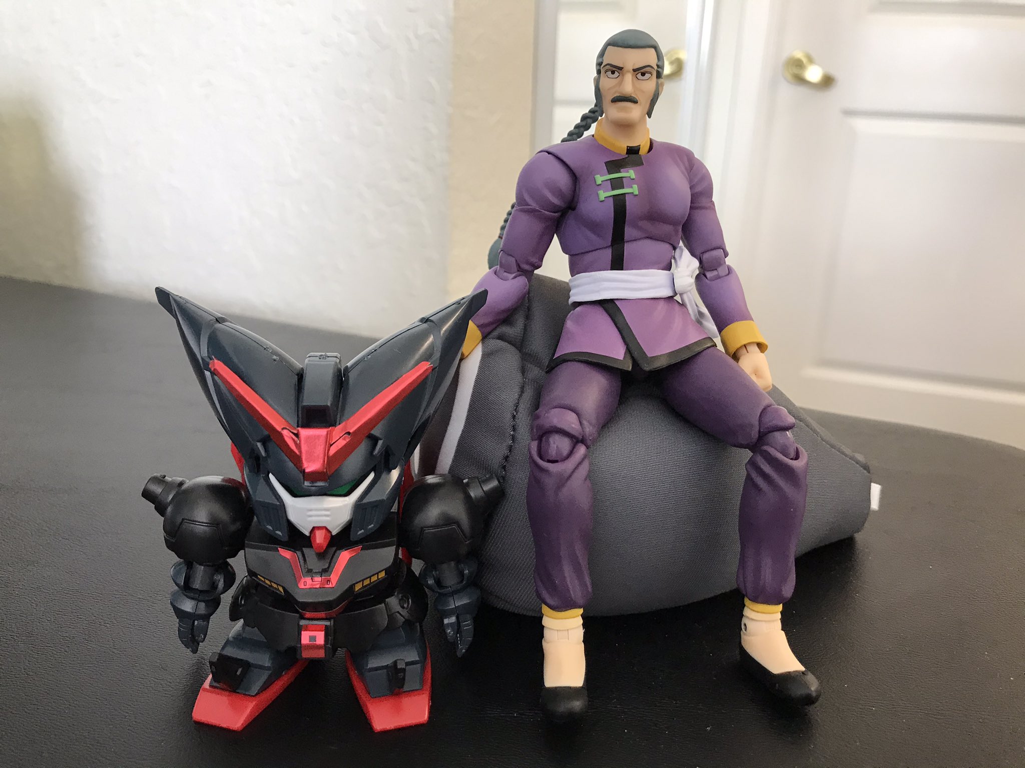 Master Asia and SD Master Gundam