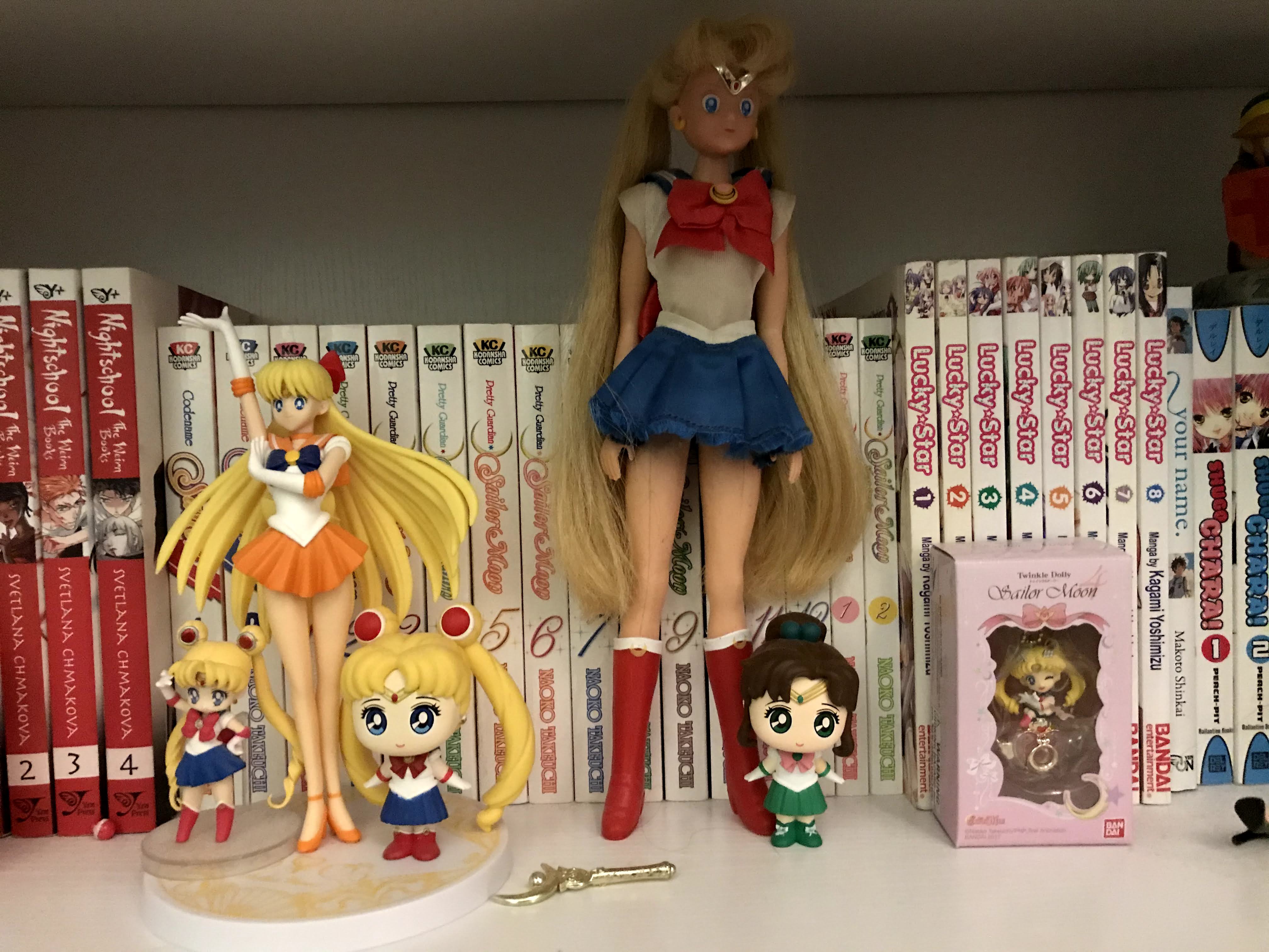 Sailor Moon, Venus and Jupiter Figures