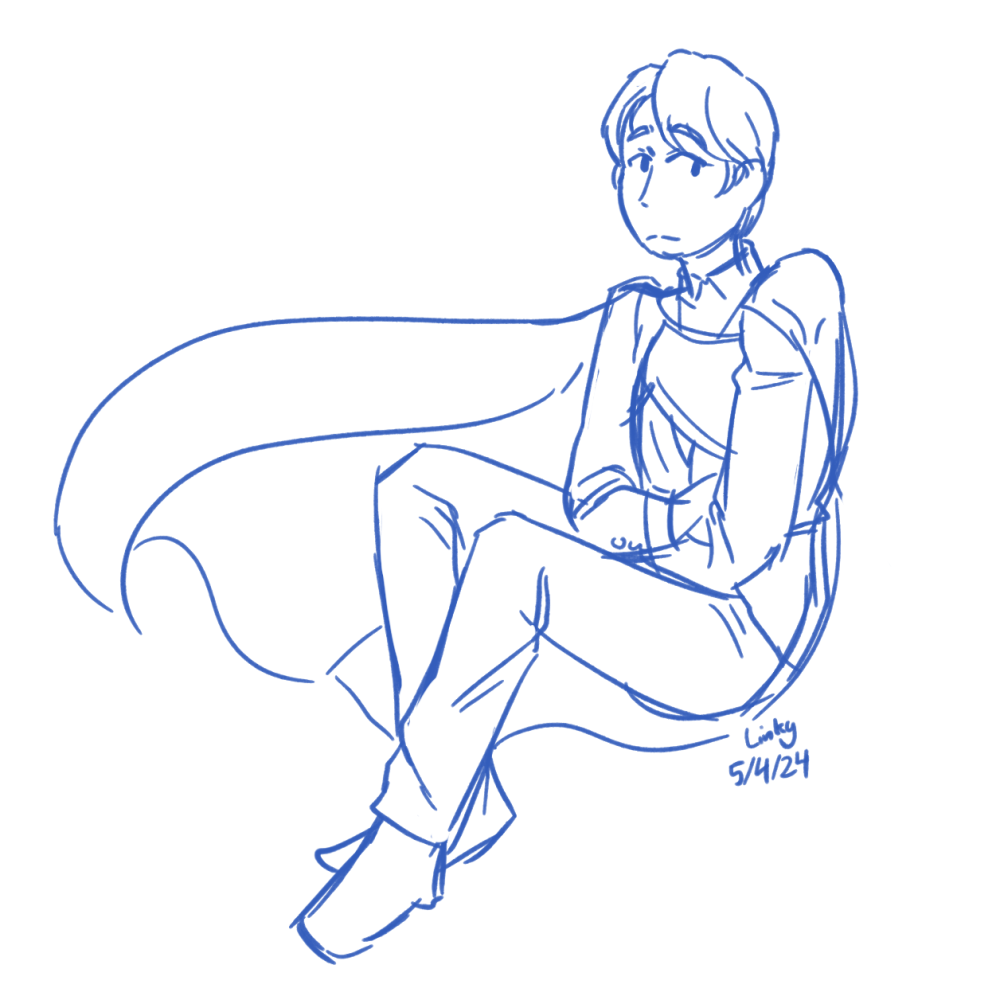 Fanart of Minato from Kamen Rider Gotchard. He is sitting and floating with his arms crossed.