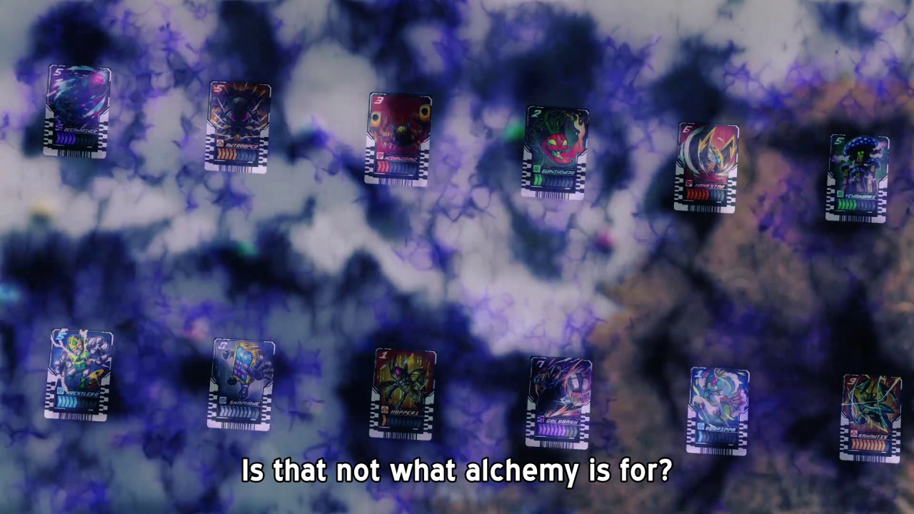 Continued: Is that not what alchemy is for?