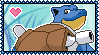 Blastoise next to a heart.