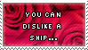 You can dislike a ship without being an asshole about it