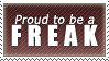 Proud to be a freak