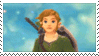 Skyward Sword Link smiling.
