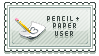 Pencil and Paper User